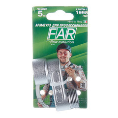 Эксцентрик Far 3/4 ВР(г) х 3/4 НР(ш) х 40 мм латунный (FC 5560 434) - фото 2