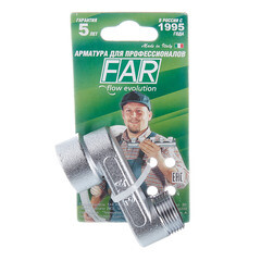 Эксцентрик Far 3/4 ВР(г) х 3/4 НР(ш) х 50 мм латунный (FC 5560 534) - фото 2