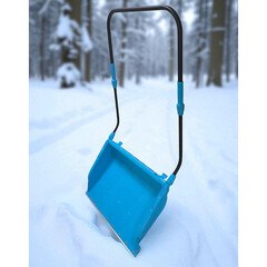 Скрепер Инструм-Агро SnowLand пластиковый с металлической ручкой 780х550 мм (100325) - фото 9