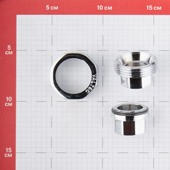 Американка прямая Valtec 3/4 ВР(г) х 3/4 ВР(г) хром латунная (VTr.340.C.0005) - фото 2