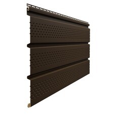 Софит ПВХ перфорированный Docke Standard шоколад 3000х305 мм