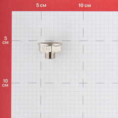 Переходник Valtec 1/2 ВР(г) х 1/4 НР(ш) латунный (VTr.592.N.0402) - фото 3