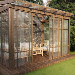 Поликарбонат монолитный профилированный Кинпласт 1,3 мм 1,05х2 м прозрачный - фото 4