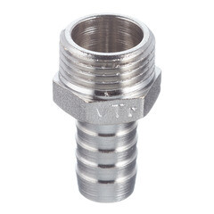 Штуцер Valtec для присоединения шланга 1/2 НР(ш) х 14 мм латунный (VTr.650.N.0414) - фото 1