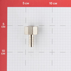 Штуцер Valtec для присоединения шланга 1/2 ВР(г) х 10 мм латунный (VTr.654.N.0410) - фото 3