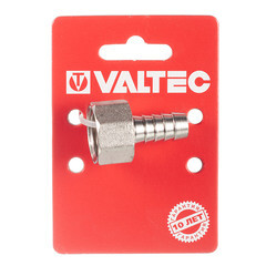 Штуцер Valtec для присоединения шланга 1/2 ВР(г) х 12 мм латунный (VTr.654.N.0412) - фото 3