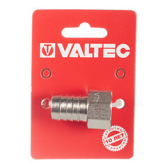 Штуцер Valtec для присоединения шланга 1/2 ВР(г) х 18 мм латунный (VTr.654.N.0418) - фото 2