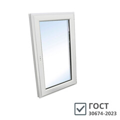 Изображение товара Пластиковое окно VEKA Softline 70 1160х800 мм 1 створка правая поворотно-откидная двухкамерное с энергосбережением