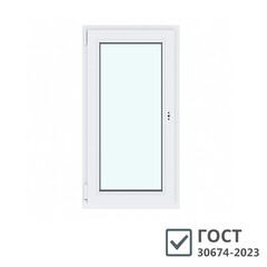 Пластиковое окно VEKA WHS 60 1160х800 мм 1 створка левая поворотно-откидная однокамерное - фото 1