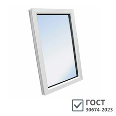 Изображение товара Пластиковое окно VEKA WHS 60 900х600 мм 1 створка глухая с одним стеклом