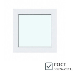 Изображение товара Пластиковое окно VEKA WHS 60 600х600 мм 1 створка глухая с одним стеклом