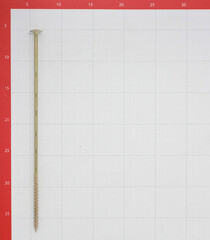 Саморезы по дереву 320x8,0 мм тарельчатая головка конструкционные (50 шт.) - фото 3