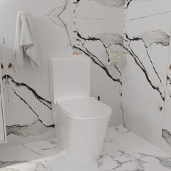 Унитаз-компакт Lavelly Breez безободковый с горизонтальным выпуском с сиденьем дюропласт микролифт белый (1039463) - фото 2