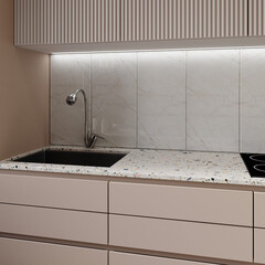 Панель композитная SPC 1200х600х2,5 мм Stella Novita Wall глянцевая сима гранде 2,88 кв.м (4 шт.) - фото 2