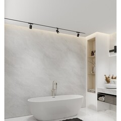 Панель композитная SPC 580х310х2,8 мм Идеал Керама матовая 158 кварц серый 2,157 кв.м (12 шт.) - фото 2