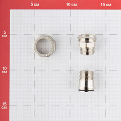 Американка прямая Valtec 1/2 НР(ш) х 1/2 НР(ш) латунная (VTr.728.N.0004) - фото 3