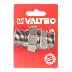 Американка прямая Valtec 3/4 НР(ш) х 3/4 НР(ш) латунная (VTr.728.N.0005) - фото 2