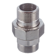 Американка прямая Valtec 1 НР(ш) х 1 НР(ш) латунная (VTr.728.N.0006) - фото 1