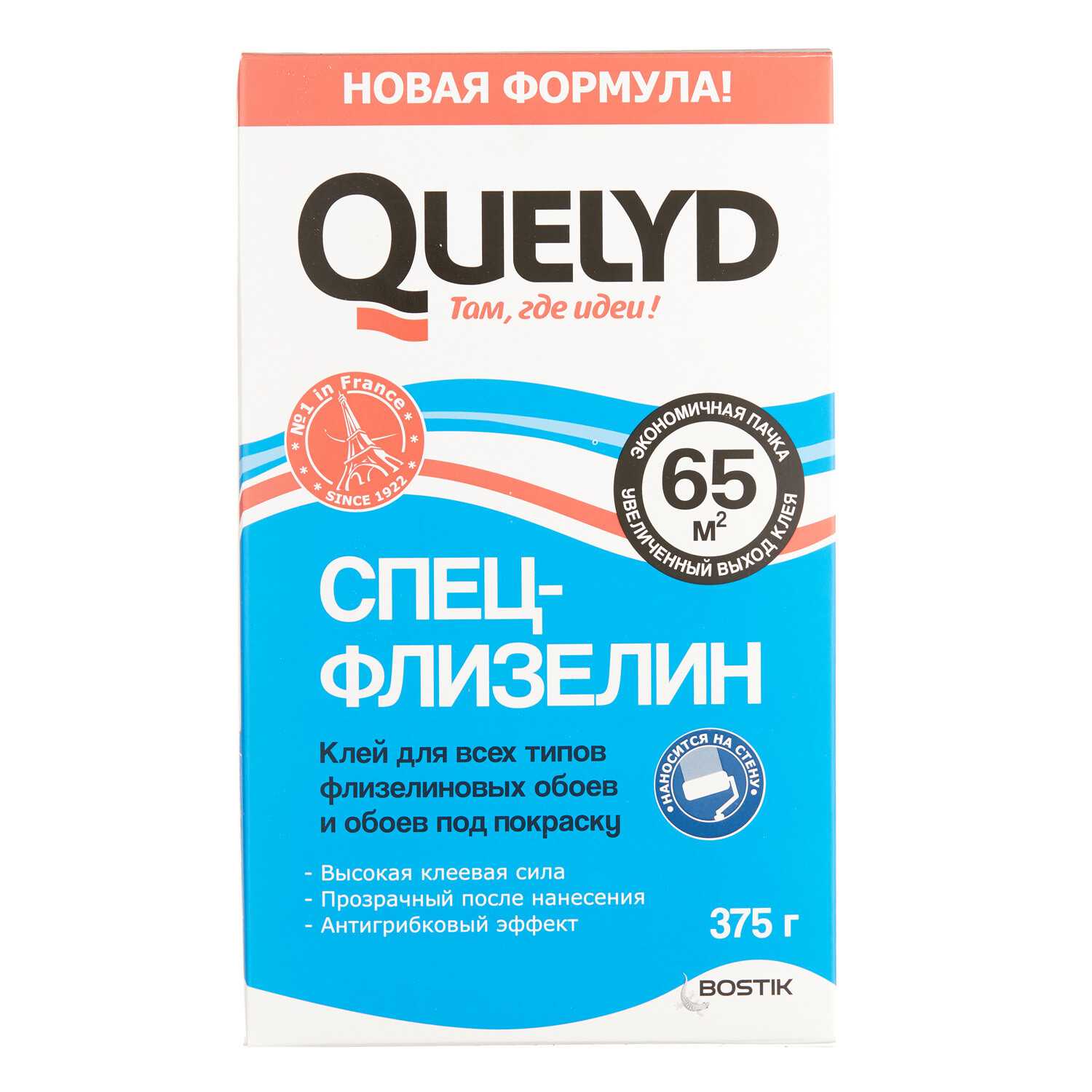 

Клей для флизелиновых обоев Quelyd Спец-флизелин 375 г
