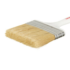 Кисть плоская смешанная щетина пластиковая ручка Beorol Universal 100х15 мм для эмалей и лаков на алкидной основе - фото 4