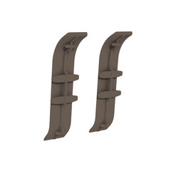 Соединитель Идеал Классик 55 мм венге темный S-профиль (2 шт.) - фото 2