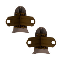 Угол наружный Идеал Классик 55 мм венге темный S-профиль (2 шт.) - фото 2