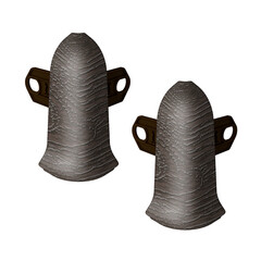 Угол наружный Идеал Классик 55 мм венге темный S-профиль (2 шт.) - фото 1