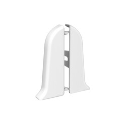 Изображение товара Заглушка торцевая Идеал Классик 55 мм белая левая-правая S-профиль (2 шт.)