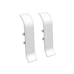 Соединитель Идеал Классик 55 мм белый S-профиль (2 шт.) - фото 1