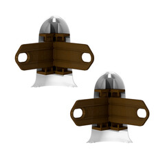 Угол наружный Идеал Классик 55 мм белый S-профиль (2 шт.) - фото 2