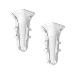 Угол внутренний Идеал Классик 55 мм белый S-профиль (2 шт.) - фото 2