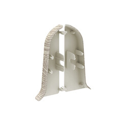 Заглушка торцевая Идеал Классик 55 мм дуб латте левая-правая S-профиль (2 шт.) - фото 2