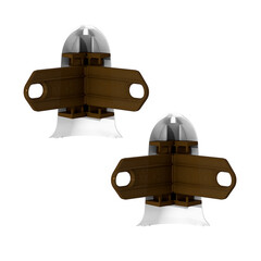 Угол наружный Идеал Классик 55 мм ясень белый S-профиль (2 шт.) - фото 2