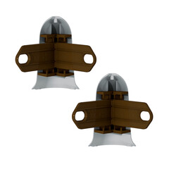 Угол наружный Идеал Классик 55 мм дуб пепельный S-профиль (2 шт.) - фото 2