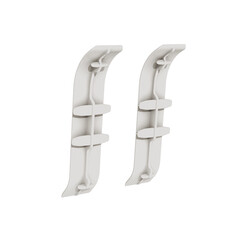 Соединитель Идеал Классик 55 мм ясень серый S-профиль (2 шт.) - фото 2