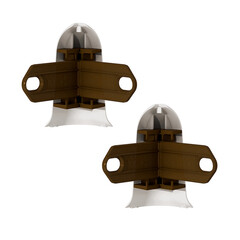 Угол наружный Идеал Классик 55 мм ясень серый S-профиль (2 шт.) - фото 2