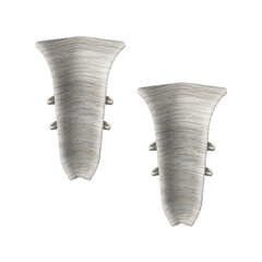 Изображение товара Угол внутренний Идеал Классик 55 мм ясень серый S-профиль (2 шт.)