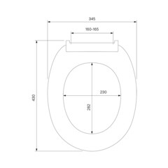 Сиденье для унитаза Iddis Optima Home полипропилен без микролифта (ID 01 046.1 bel) - фото 2
