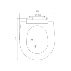 Сиденье для унитаза Iddis Optima Home полипропилен с микролифтом (005PPS3i31) - фото 2