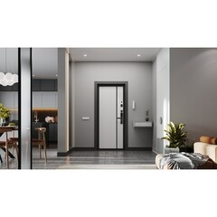 Дверь входная Torex Талса Смарт правая оскуро - бьянко 860х2050 мм с электронным замком - фото 19