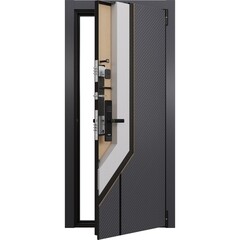 Дверь входная Torex Талса Смарт правая оскуро - бьянко 860х2050 мм с электронным замком - фото 4