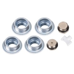 Набор присоединительный Royal Thermo 1" х 1/2" для радиатора белый 7 предметов (RT1/2W) - фото 3