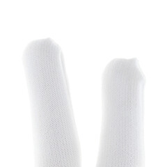 Перчатки нейлоновые белые 9-11 (L-XXL) - фото 2