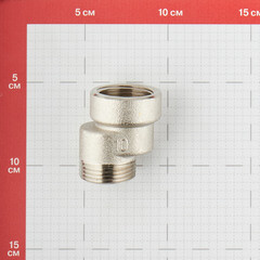 Эксцентрик Valtec 1 ВР(г) х 1 НР(ш) х 10 мм латунный (VTr.094.N.06010) - фото 2
