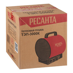 Пушка тепловая электрическая 3 кВт Ресанта ТЭП-3000К прямого нагрева (67/1/8) - фото 2