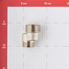 Эксцентрик Valtec 1 НР(ш) х 3/4 НР(ш) х 10 мм латунный (VTr.095.N.0605010) - фото 2