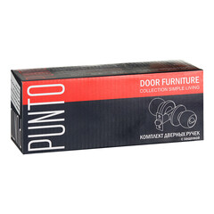 Ручка-защелка Punto кноб 6072 CP-E с ключом и фиксатором хром - фото 3