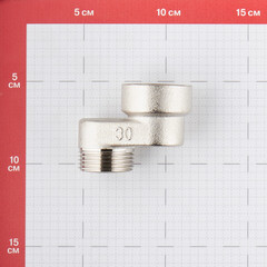 Эксцентрик Valtec 1 ВР(г) х 1 НР(ш) х 30 мм латунный (VTr.094.N.06030) - фото 3
