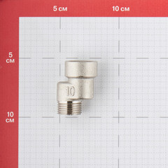 Эксцентрик Valtec 1/2 ВР(г) х 1/2 НР(ш) х 10 мм латунный (VTr.094.N.04010) - фото 2