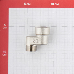 Эксцентрик Valtec 1/2 ВР(г) х 1/2 НР(ш) х 20 мм латунный (VTr.094.N.04020) - фото 3